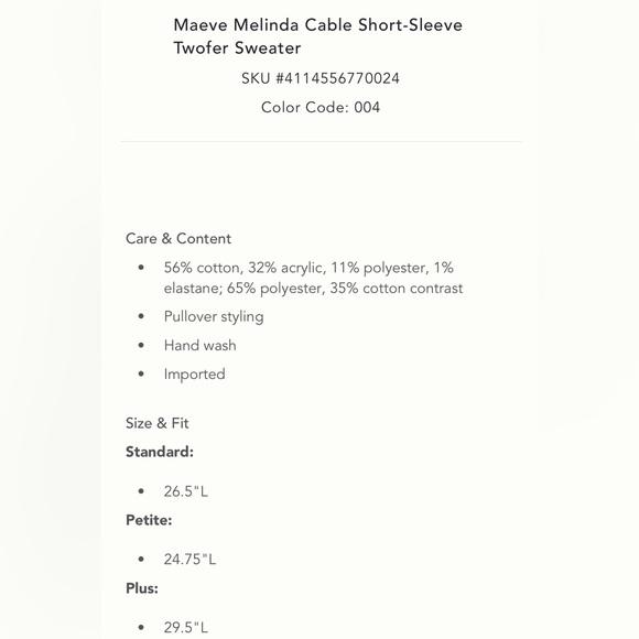 🌺ANTHROPOLOGIE TWOFER SWEATER🌺 - Picture 12 of 13